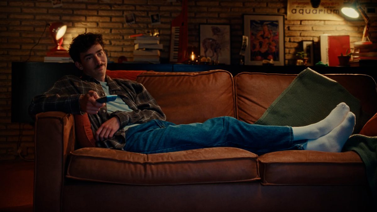 Soubry - Man relaxing on a sofa